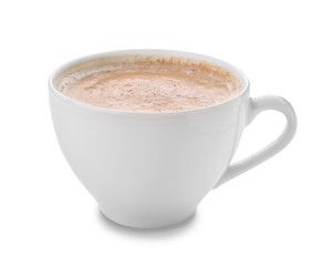 Fototapeta premium Cup of coffee on white background