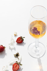 glass of champagne 