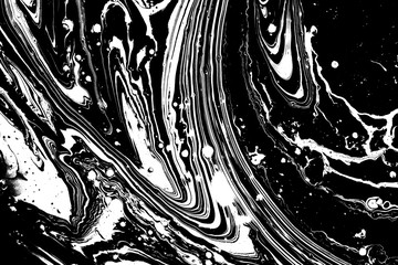 Black and white grunge marble