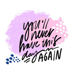 Morning quotes. Hand lettering illustration for your design