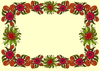 Zentangle floral background embroidery graphic design vector art