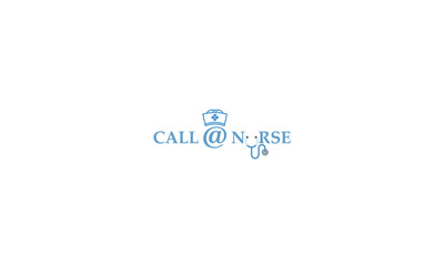 Alphabetic nurse service logo design