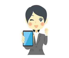 女性　スマホ　キャッシュレス決済