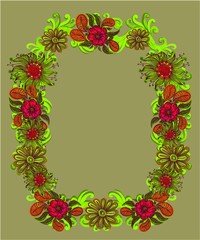 California flower lover graphic design vector art