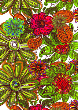 California flower lover graphic design vector art © a1vector