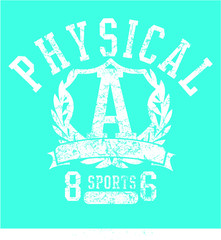 American Athletic College sports print and embroidery graphic design vector art