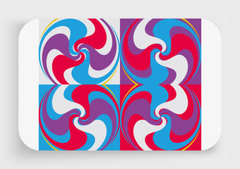 Abstract swirl background. Cover design template. Vector illustration.