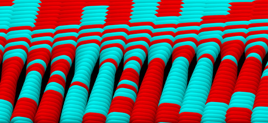 Abstract 3d background. Vector illustration.