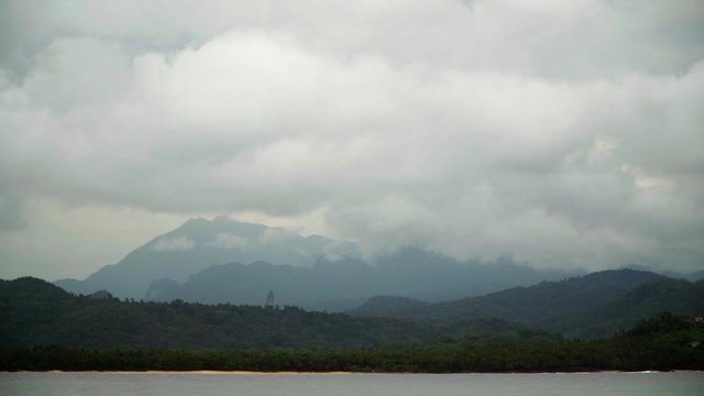 a timelapse of Sao tome e Principe islands