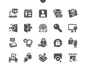 Login Well-crafted Pixel Perfect Vector Solid Icons 30 2x Grid for Web Graphics and Apps. Simple Minimal Pictogram
