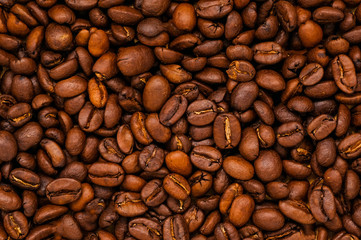 roasted coffee beans, can be used as a background

