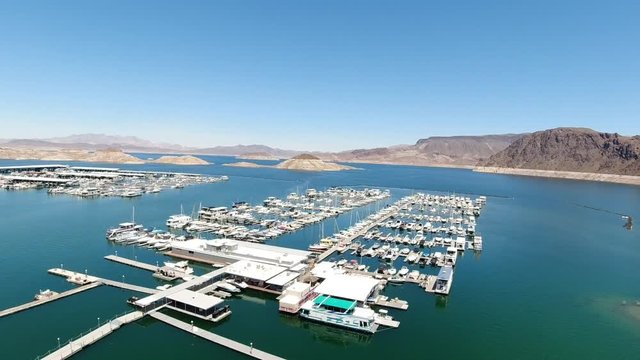 Habor and Boats FPV Drone Footage