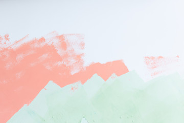 close-up of peeling painted wall, copy space.