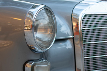 Vintage car headlight