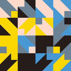 Bauhaus Abstract Vector Composition Design