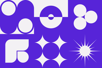 New Retro Pattern Artwork Design Composition