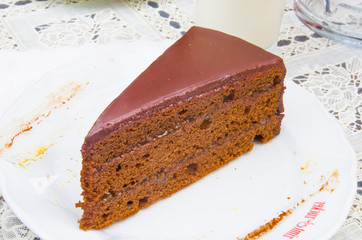 classic with cocoa and apricot jam