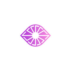 Creative eye logo design vector template