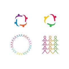 Community, network and social logo