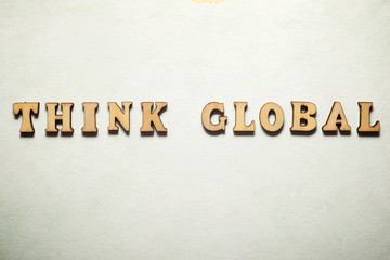 Think global text