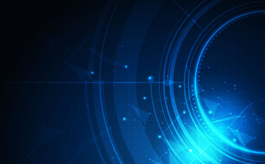 Abstract futuristic communication vector futuristic circuit board, Electronic motherboard.