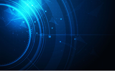 Abstract futuristic communication vector futuristic circuit board, Electronic motherboard.