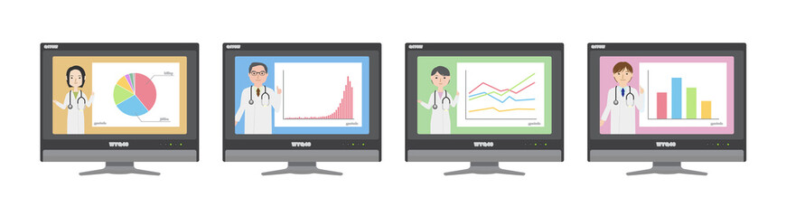 テレビで解説する医師たち（グラフ）
