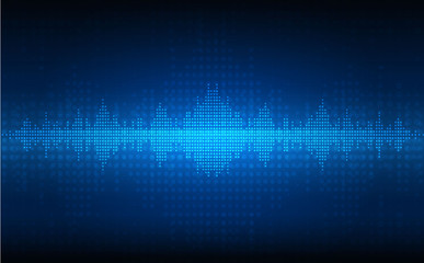 abstract motion sound wave line. vector illustration design background