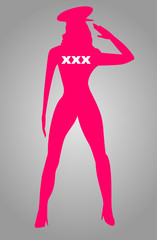xxx video icon print embroidery graphic design vector art