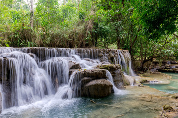 Kuang Si Waterfalls, Luang Phrabang, Laos 2019, Aug.