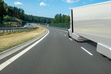 Futuristic study of autonomous truck driving on the highway