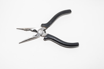 Old hand tool on white background