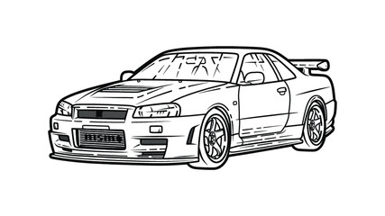 Japan JDM Drift Sportcar © Artem