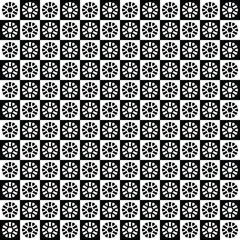 Fototapeta premium Fancy balls seamless checkered pattern design