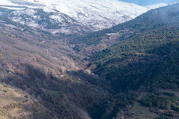 Naklejka premium snowy mountains of Sierra Nevada (Spain)