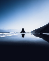 A vertical shot of a Vela Plaza Baska, Croatia under blue sky