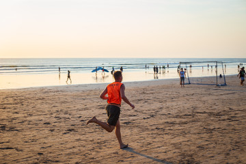 Fútbol  playa  en Kuta, Bali 2019. © kasperi
