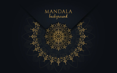 Luxury mandala design background. Designed with golden arabesque pattern. islamic and arabic east style Decorative and elegant mandala pattern  for print, flyer, banner, poster, cover, brochure