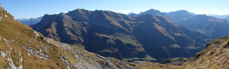 Blick vom Karhorn zu den Lechtaler Alpen
