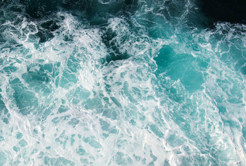 Sea water top view. Abstract wave  background.