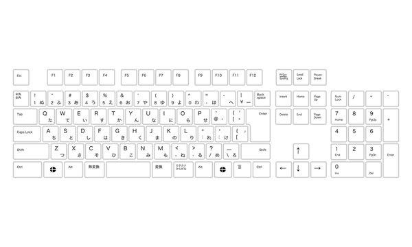 キーボード keybord ベクター素材