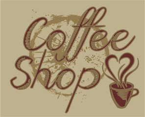 Fresh Turkish coffee print embroidery graphic design vector art