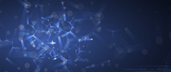 Abstract tech background. Futuristic technology interface