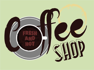 Fresh Turkish coffee print embroidery graphic design vector art