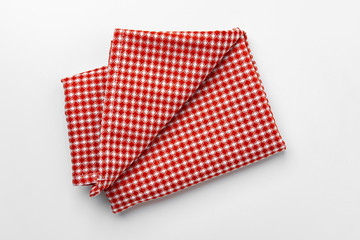 kitchen cloth (napkin) isolated on white background
