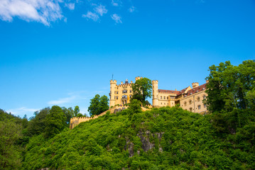 Fototapeta na wymiar Hohenschwangau Castle in Bavaria, Germany.