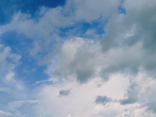 blue sky and white clouds seen during the day