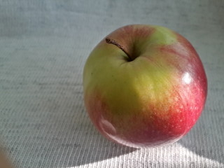 apple on a white background