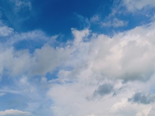 blue sky and white clouds seen during the day
