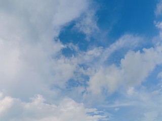 blue sky and white clouds seen during the day